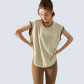 Cream Zoe Active Tee - ALPHALETICS