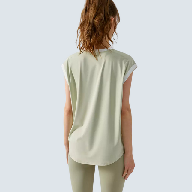 Green Zoe Active Tee - ALPHALETICS